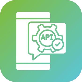 api vector icono estilo