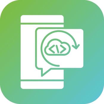 código refactorización vector icono estilo