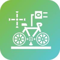 Electric Bike Hub Vector Icon Style