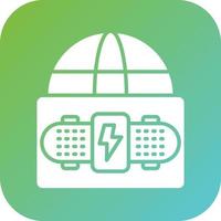 Electric Skateboard Cit Vector Icon Style