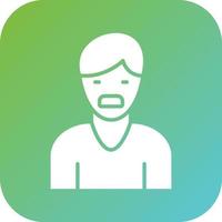 Choking Feeling Vector Icon Style