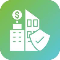 Business Insurance Vector Icon Style