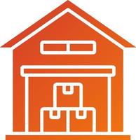 Warehouse Vector Icon Style