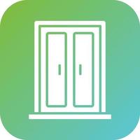 Space Door Vector Icon Style