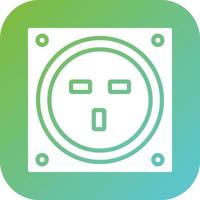 Power Socket Vector Icon Style