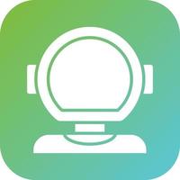 Diving Helmet Vector Icon Style