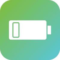 Low Battery Vector Icon Style