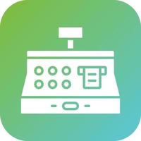 Cash Register Vector Icon Style