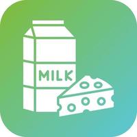 Dairy Item Vector Icon Style