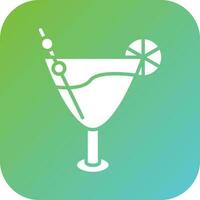 Cocktail Vector Icon Style