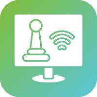 Smart Chess Vector Icon Style