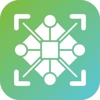 Pattern Recognition Vector Icon Style