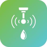 Smart Water Sensor Vector Icon Style