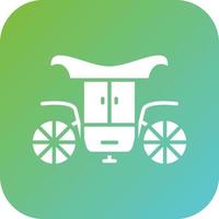 Carriage Vector Icon Style