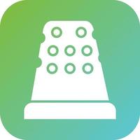 Thimble Vector Icon Style