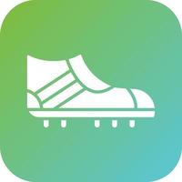 Rugby Boots Vector Icon Style