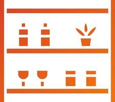 Store Shelfs Vector Icon Style