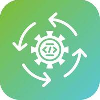 Continuous Integration Vector Icon Style
