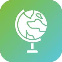 Globe Stand Vector Icon Style