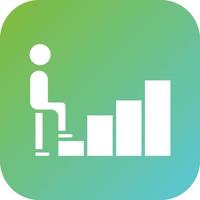 First Step Vector Icon Style