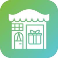 Gift Shop Vector Icon Style
