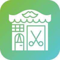 Barber Shop Vector Icon Style