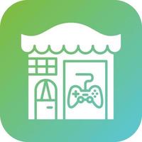 juego Tienda vector icono estilo