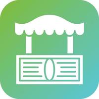 Street Market Vector Icon Style