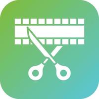 Film Cut Vector Icon Style