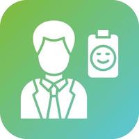 Psychiatrist Vector Icon Style