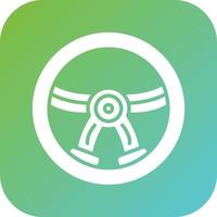 Steering Wheel Vector Icon Style