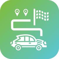 Race Navigation Vector Icon Style