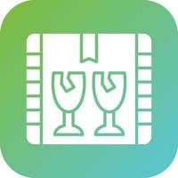 Fragile Vector Icon Style