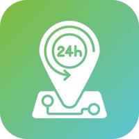 All Day Tours Vector Icon Style