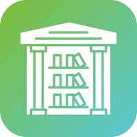 Library Vector Icon Style