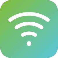 Wifi vector icono estilo