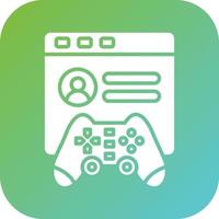 Game Login Vector Icon Style