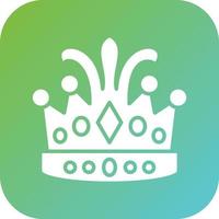 Queen Crown Vector Icon Style