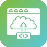 Code Deployment Vector Icon Style
