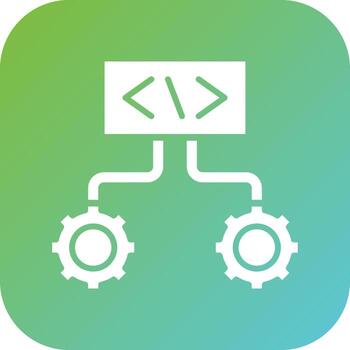 código ajuste vector icono estilo