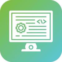 Backend Development Vector Icon Style
