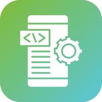 App Development Vector Icon Style