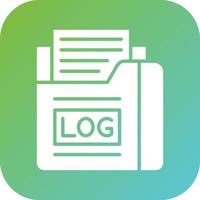 Logs Vector Icon Style