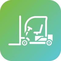 Forklift Vector Icon Style