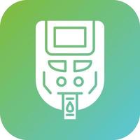 Glucometer Vector Icon Style
