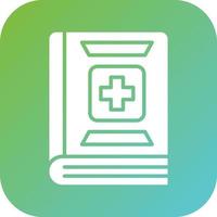 Medical Book Vector Icon Style