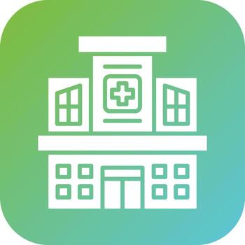 Hospital Vector Icon Style