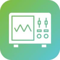 Oscilloscope Vector Icon Style