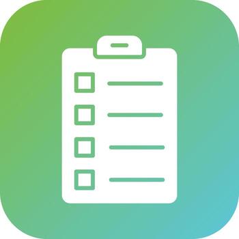 Checklist Vector Icon Style