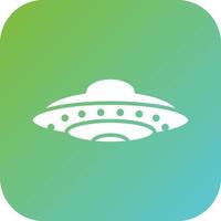 UFO Vector Icon Style